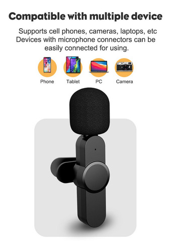 Imagen 5 de 10 de Mini Micrófono Inalámbrico Usb-c Android Plug-play Ep033