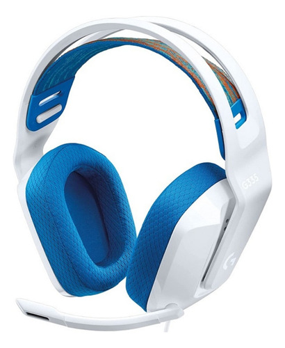 Auriculares Logitech Gaming 981-001017 G335 Blanco Con Azul