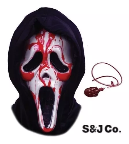 Disfraz Halloween Scream Talla M Máscara Scream Sangre GENERICO