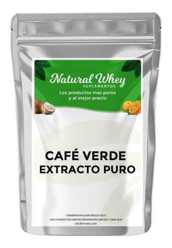 Café Verde Extracto Puro En Polvo 10 Gr