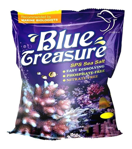 Sal Blue Treasure Sps Saco Com 6.7kg + Brinde Biodigest