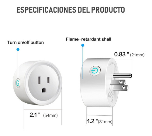 Wifi Enchufe Inteligente Enchufe Mini Enchufe