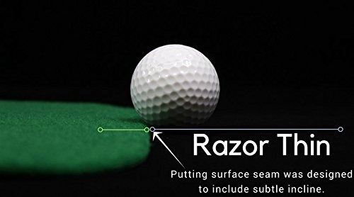 Imagen 2 de 5 de Upstreet Putting Green Indoor Golf Mat Para Practicar - Incl