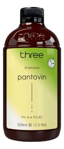 Shampoo Pantovin Three Therapy 500ml Cresce Até 3x + Rápido 
