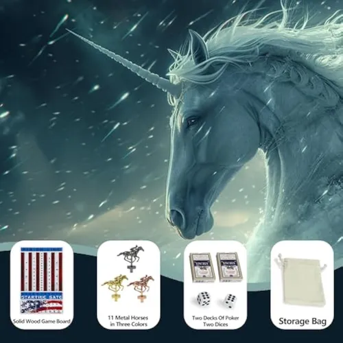 Juego De Mesa De Carreras De Caballos Con 11