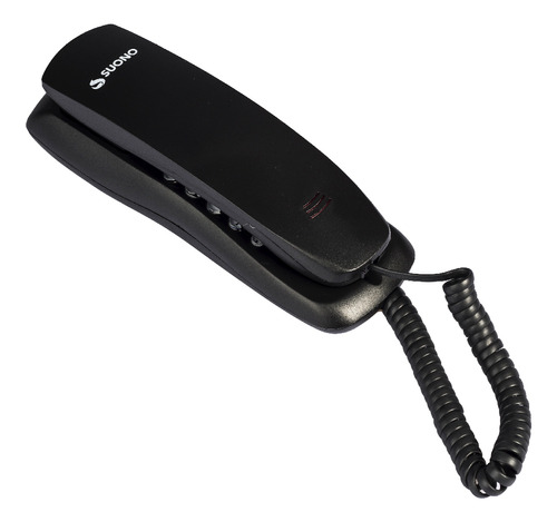 Telefono De Linea Fijo Gondola Pared Mesa Con Cable Volumen Color Negro