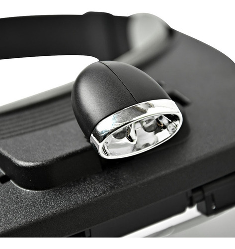 Lupa De Diadema Portátil Con Lámpara Led, Lupa De