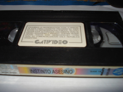 Vhs Instinto Asesino