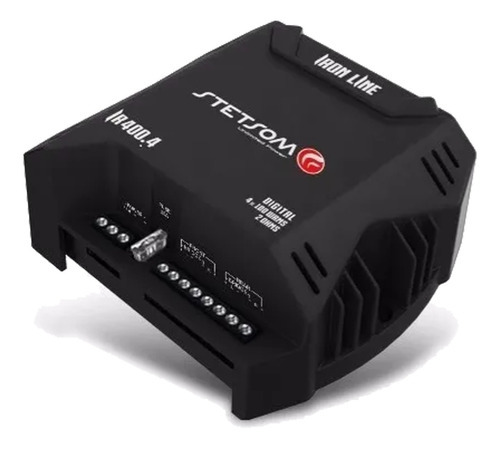 Modulo De Potencia Iron Line 400.4 Rms 2ohms 4 Canais Stetsom Cor Preto