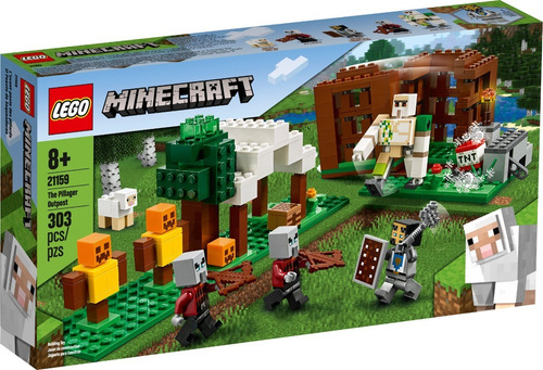 Lego Minecraft 21159 El Puesto De Saqueadores 303 Piezas