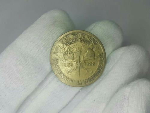 Moeda 1000 Réis Brasil 1822-1922 #02 (Usado)
