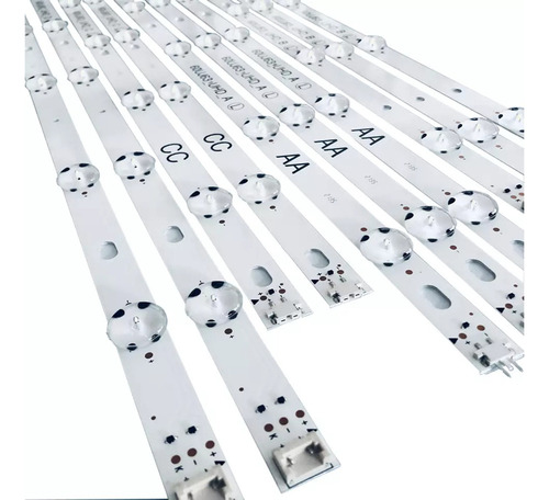 // 10 Tiras Con 6 Y 5 Leds Para Tv 60uj6300 60uj6300-ua