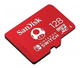 Memoria Microsd Sandisk Nintendo Switch 128gb Sdxc C10 U3 4k