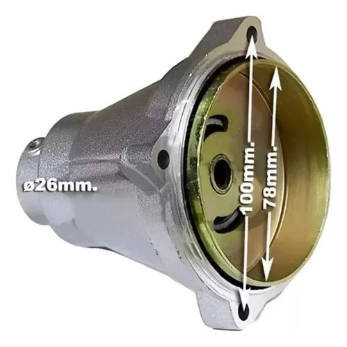 Campana De Embrague Desmalezadora 33cc A 52cc 9 Estrías 26mm