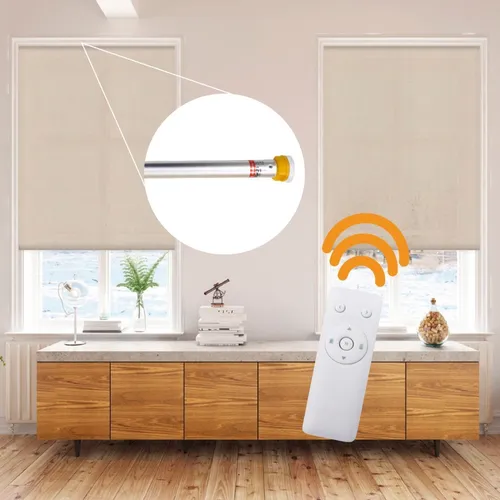 Kit 4 Motores Persiana Com Controle Rf wifi Google Home