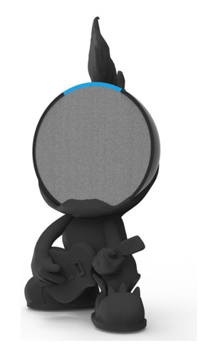 Suporte Base De Mesa Alexa Para Echo Pop - Modelo Star Boy Cor Preto