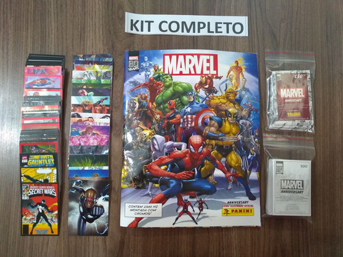 Album De Fig+cards Marvel 80 Anos Comp P Colar (capa Dura) (Usado)