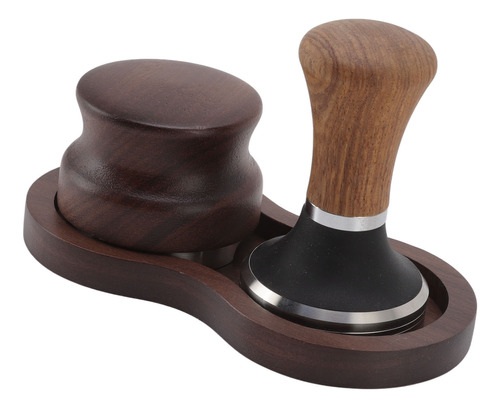 Kit De Apisonado Coffee Tamper Hammer Walnut