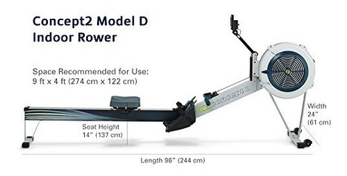 Concept2 Modelo D Con Monitor De Rendimiento Pm5 Indoor