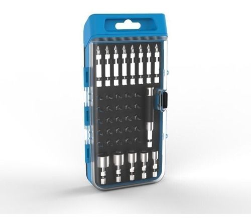 Set Juego Puntas Gamma Atornillador Estuche Kit 39pz Taladro