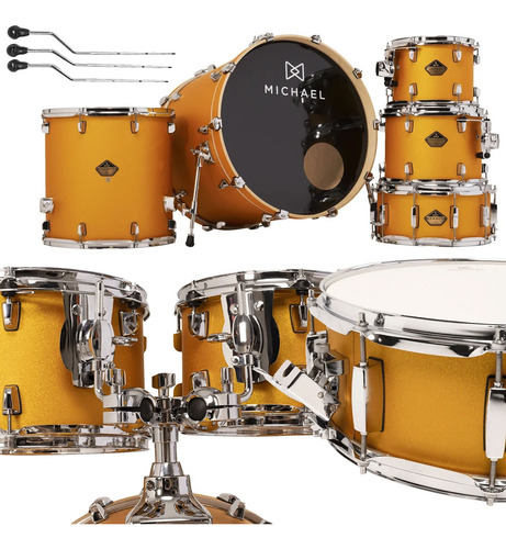 Bateria Acústica Michael Legacy Birch, Bumbo 22 - Shell Pack