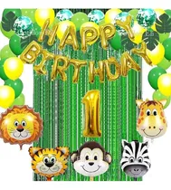 Comprar Set Deco Cumple Globos Animales Selva Jungla Safari Cortina 