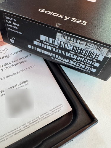 Samsung Galaxy S23 8gb + 256gb Light Rosa (Usado)