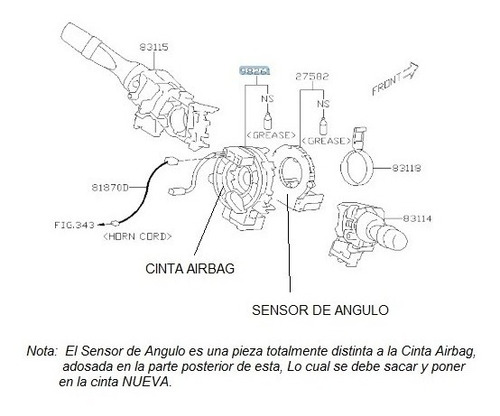 Cinta Bosina Clock Spring Cerpentin Para Hyundai Eon
