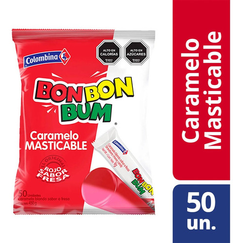 Caramelo Blandos Bonbonbum Colombina 450gr(1 Unidad)-super