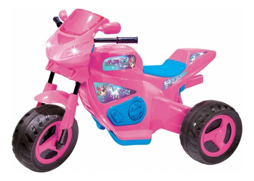 Moto a bateria para crianças Magic Toys Turbo  cor rosa 100V/240V