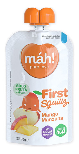 Compota Mah First Mango Manzana X 90gr