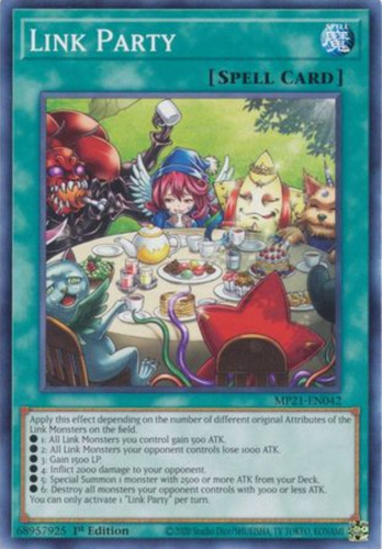 Tarjeta Yugioh Link Party Mp21-en042 C