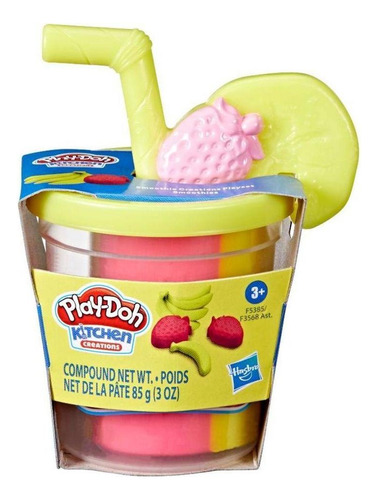 Massinha - Play Doh - Smoothie Morango E Banana (f3568) Hasb