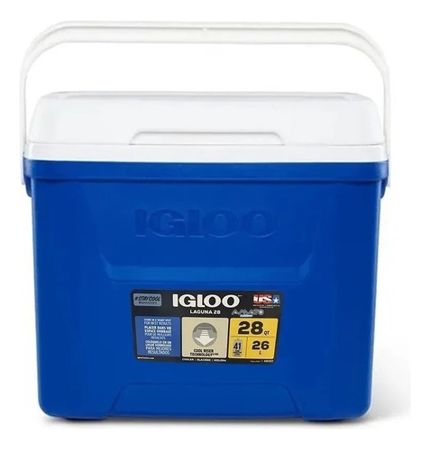 Conservadora Heladera Termica Igloo Laguna 28qt 26lts Usa Color Azul