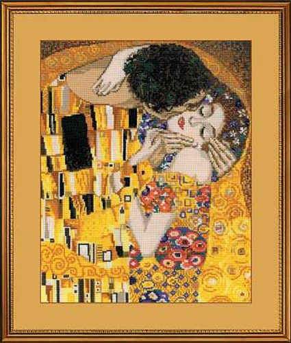 Riolis Kit Punto Cruz -inch Beso Klimt Pintura