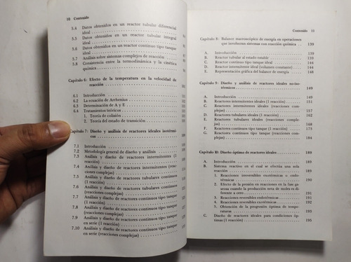 Introducción Al Análisis Ingenieril De Los Reactores Químico (Usado)