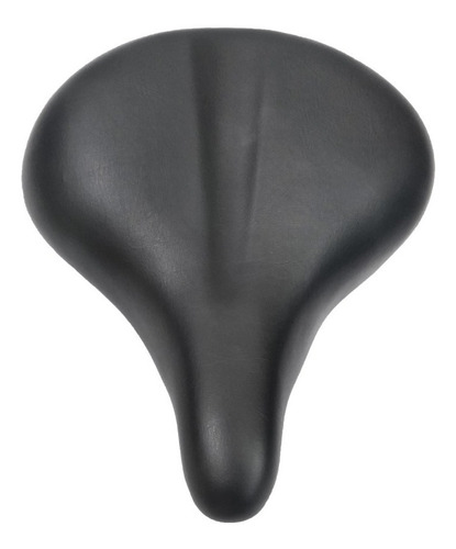 Asiento Negro Ancho Para Bicicleta Playera Con Resorte