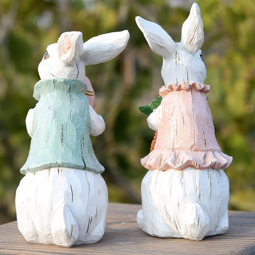 Adornos De Conejo De Pascua, Estatuas De Conejo For .