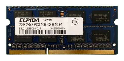 Memoria Ram 2gb Ddr3 1600mhz Elpida Notebook