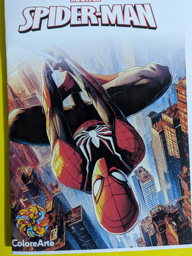 Libro Para Colorear - Spiderman