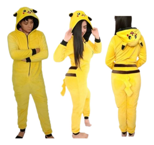 Pijama Para Adulto De Personajes Pikachu