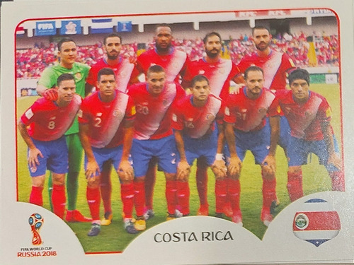 Lamina Album Mundial Rusia 2018 / #393 Team Costa Rica
