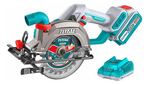 Sierra Circular Inalámbrica 20v Bat+ Carg Total Tsli14021