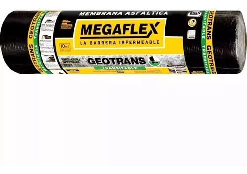 Membrana Megaflex Geotextil Geotrans 4 Mm Reales 47 Kg