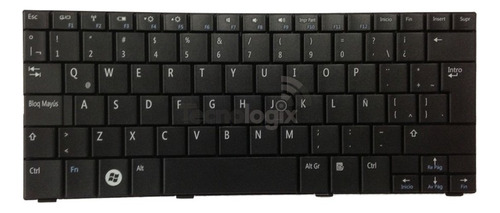 Teclado Dell Inspiron Mini 10 10v 1010 1011 Pp19s Neg Españo Color Negro