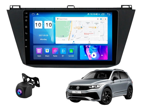 Estereo Vw Tiguan 2018-2023 Carplay Androidauto 2+32gb