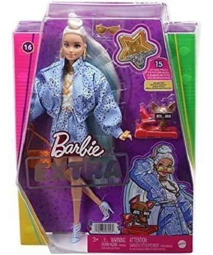 Barbie Extra Com Cabelo Com Pontas Azuis 16 - Grn27 (bl
