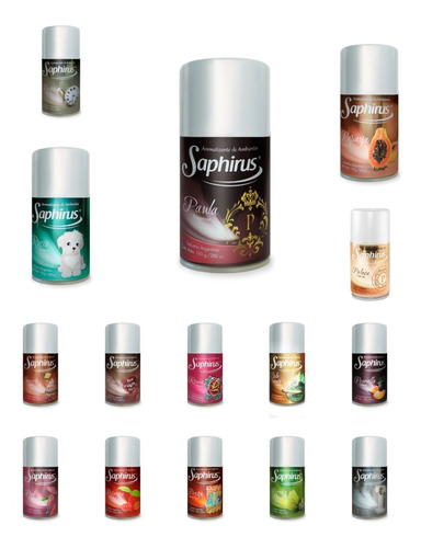 Imagen 5 de 7 de Fragancia Saphirus Oficial Repuesto Aerosol - B.g.aromas