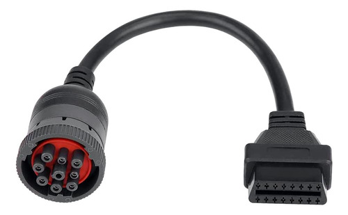 J1939 - Adaptador De Conector Hembra De 9 Pines A Obd2 De 16