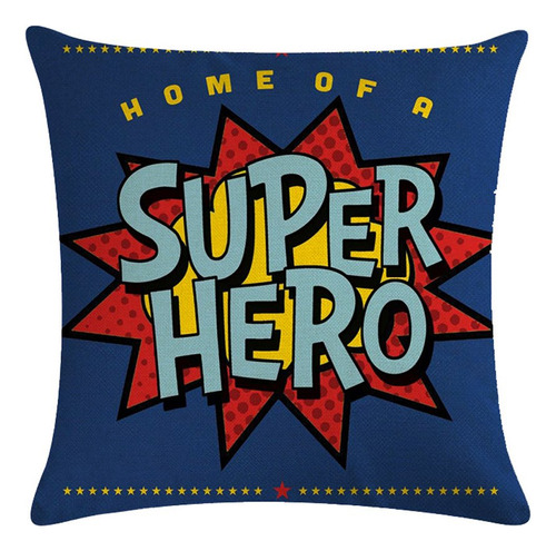 Easternproject Super Hero - Funda De Cojin Para Cojin (18.0 